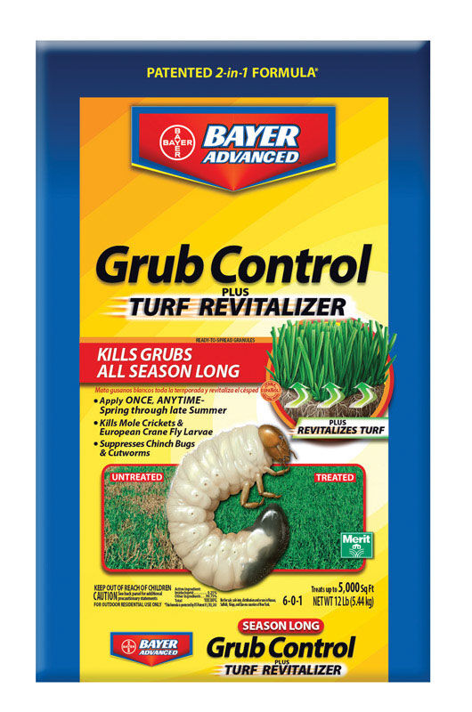 Bayer Advanced Grub Control Plus Turf Revitalizer Insect Killer For Grubs 12 lb. Stine Home