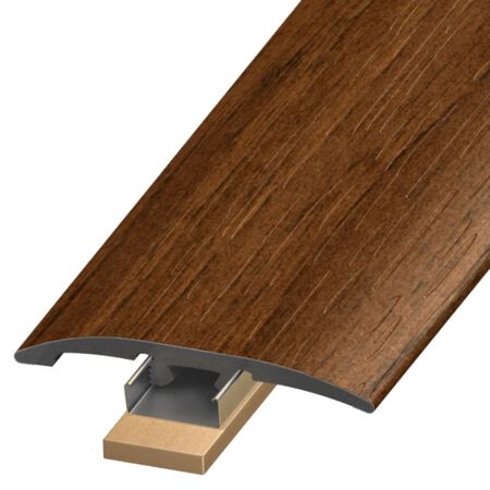 Versatrim Slim Trim 3-in-1 Floor Molding Dark Walnut