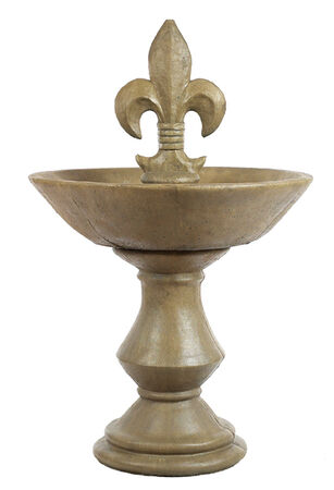 Fleur De Lis Fountain Espresso