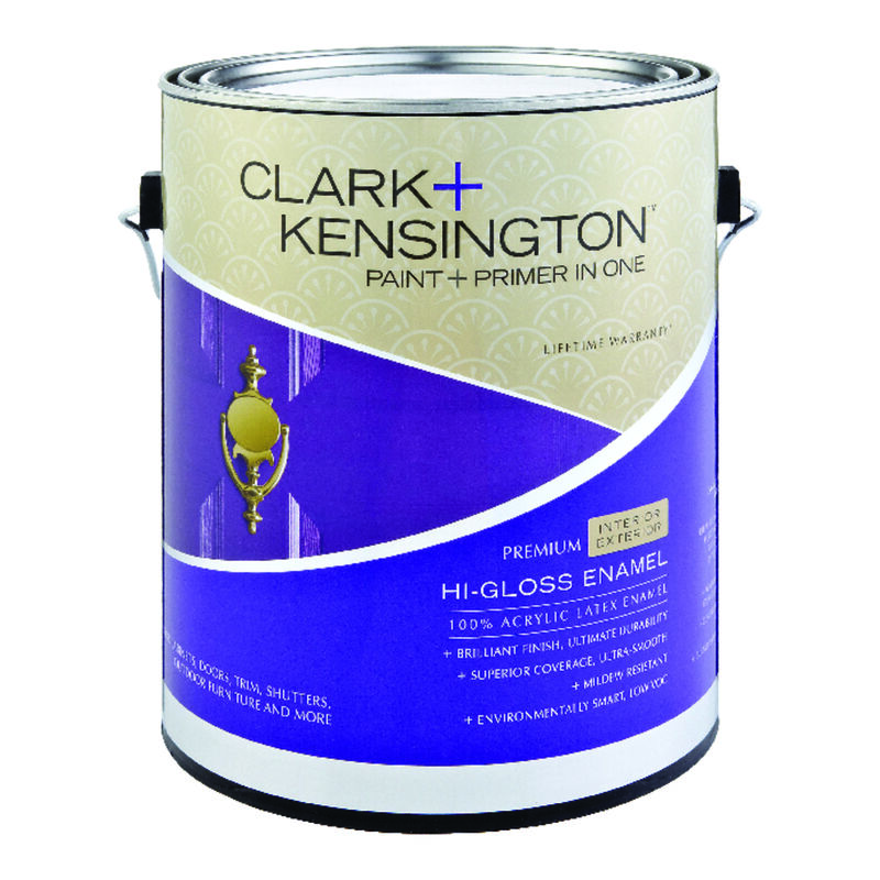 Ace Clark+Kensington HighGloss Black Acrylic Latex Paint and Primer