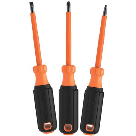 Klein Screwdriver Set, 1000V Insulated, 3-Piece
