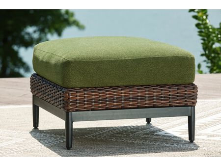 Ashley Horizon Hall Outdoor Ottoman with Cushion