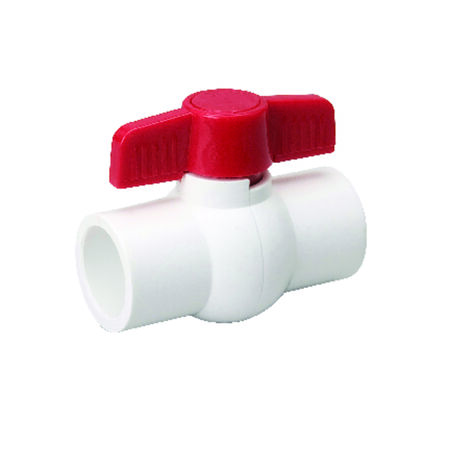 Homewerks 1-1/4 in. PVC Slip Ball Valve Full Port