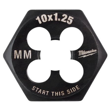 Milwaukee Metric M10x1.25 mm 1" Hex Threading Die