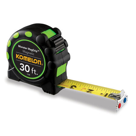 Komelon MagGrip Pro 30 ft. L X 1 in. W Magnetic Tape Measure 1 pk