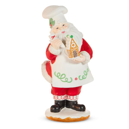 OS Gingerbread House 15 in. Santa