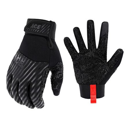 Ace Extreme High Performance Grip Gloves Black L 1 pk