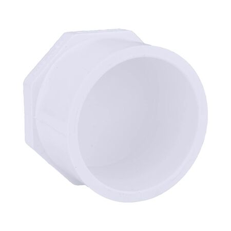 Charlotte Pipe Schedule 40 1-1/4 in. Spigot X 1-1/4 in. D Slip PVC Plug 1 pk