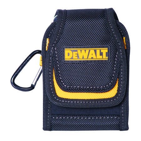 DeWalt 2 pocket Polyester Cell Phone Holder 2.5 in. L X 4.3 in. H Black/Yellow
