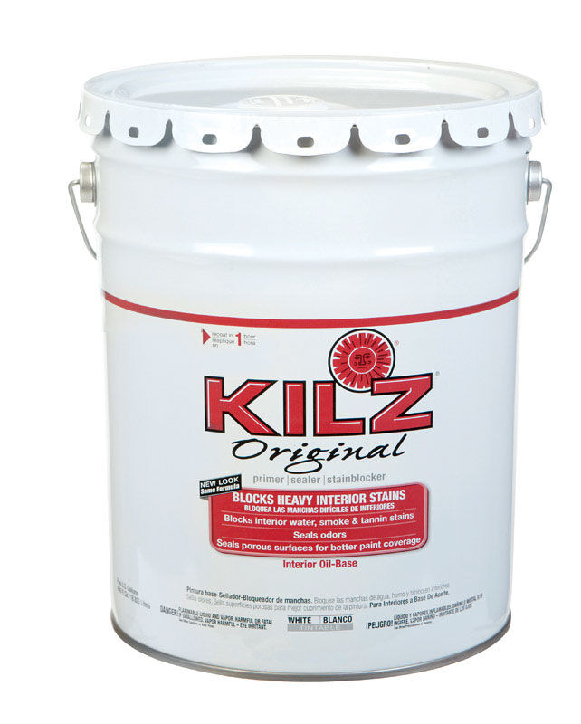 Kilz Original OilBased Interior Primer 5 gal. White Stine Home