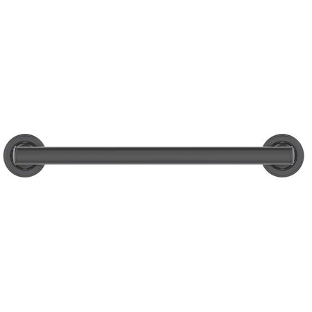 Oakbrook Collection 18 in. L ADA Compliant Stainless Steel Grab Bar Matte Black
