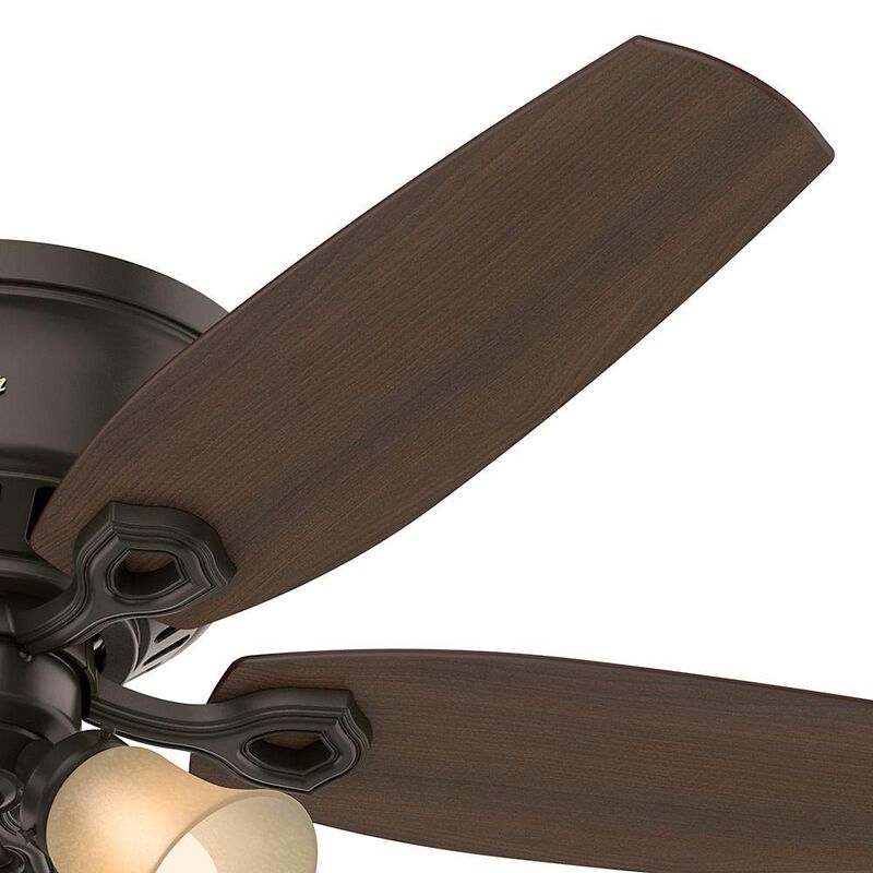 Hunter 53327 52 In Indoor Bronze Lighted Ceiling Fan