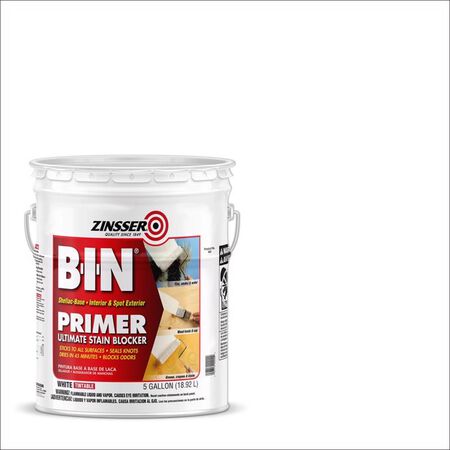 Zinsser B-I-N White Shellac-Based Primer 5 gal