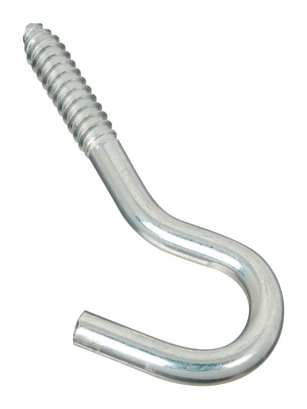 Hampton 7/16 4.8125 in. L ZincPlated Steel Clothesline Hook 1 pk