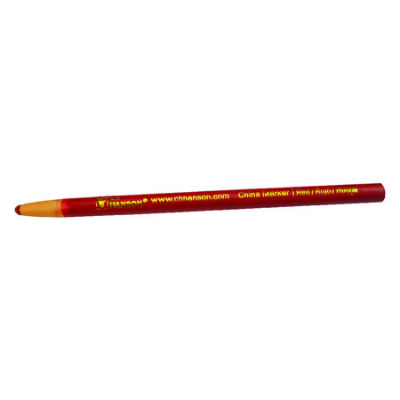 C.H. Hanson 6.8 in. L China Marker Red 1 pc