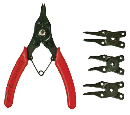Ace 6 in. Carbon Steel Snap Ring Pliers Set