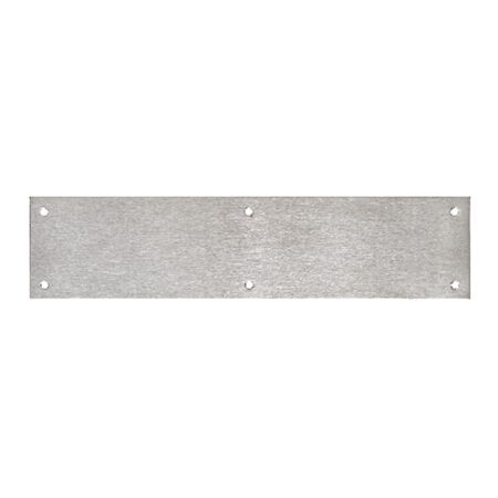Tell 3-1/2 in. H X 15 in. L Brushed Stainless Steel Stainless Steel Push Plate