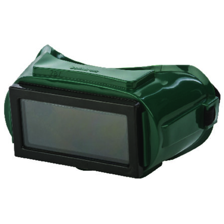 Forney Welding Goggles Black Lens Black/Green Frame