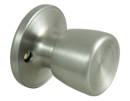 ProSource TS640V-PS Dummy Knob, Tulip Design, 1-3/8 to 1-3/4 in Thick Door, Stainless Steel, 65.7 mm Rose/Base