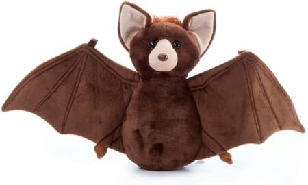 The Petting Zoo Bat Stuffed Animal Plushie, Gifts for Kids, Wild Onez Zoo Animals, Bat Plush Toy 12 in.