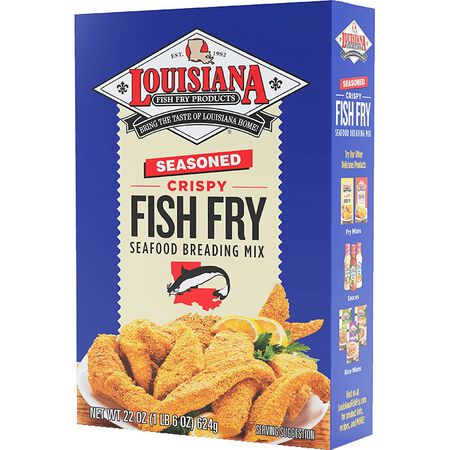 Louisiana Fish Fry Products Seasoned Fish Fry 22oz