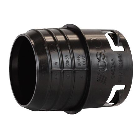 Advance Drainage Systems 4 in. Slip X 3 in. D Slip Polyethylene 5 in. Corrugated-to-Clay Pipe Adapte