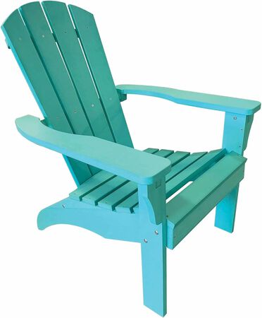 Leigh Country Poly Resin Turquoise Adirondack Chair