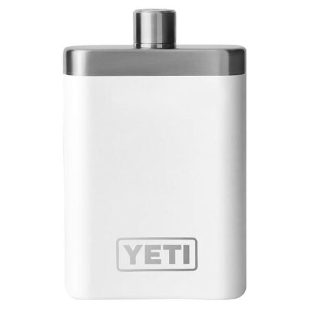 YETI 7 oz White Stainless Steel Single Wall Flask