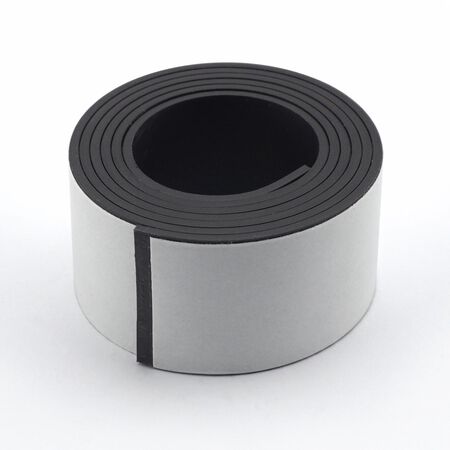 Magnet Source 30 in. L X 1 in. W Black Magnetic Tape 1
