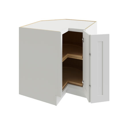 Luxor White Base Corner Cabinet w/ Lazy Susan 36" RTA