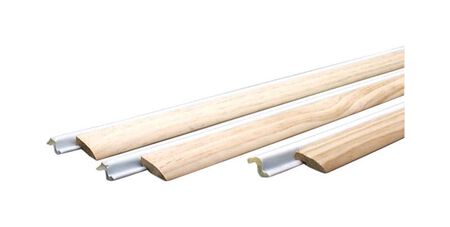 M-D Brown/White Foam/Wood Weatherstrip For Door Jambs 36 and 84 in. L X 1/2 in.