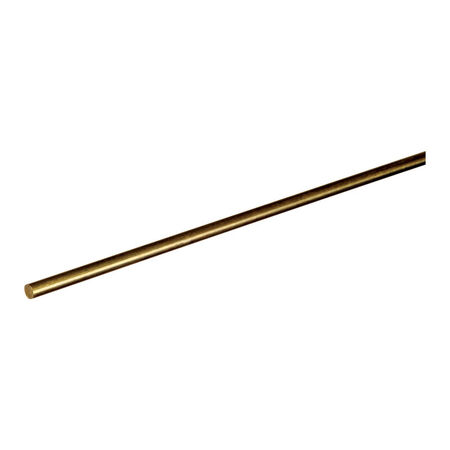 Boltmaster 1/8 in. Dia. x 36 in. L Round Brass Rod
