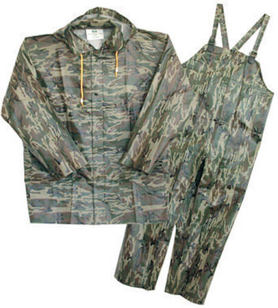 Boss Camouflage PVC-Coated Polyester Rain Suit L