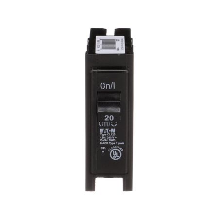 Eaton Cutler-Hammer 20 amps Plug In Single Pole Circuit Breaker