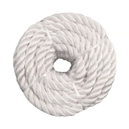 Ace 1/2 in. D x 100 ft. L White Twisted Nylon Rope