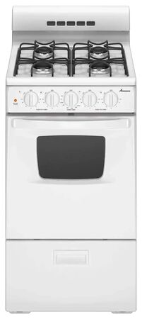 Range Ama 20" Gas White