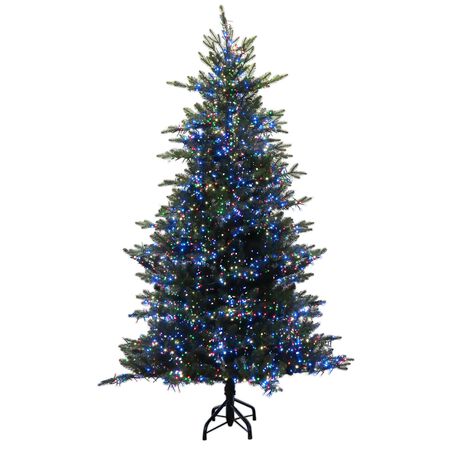 Holiday Bright Lights National Lampoon's Griswold's 7 ft. Multicolored Prelit Fir Artificial Tree
