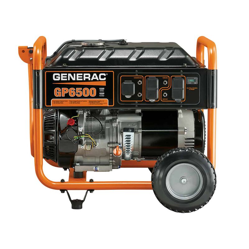 Generac 6500 Watts Orange Portable Generator Stine Home Yard The