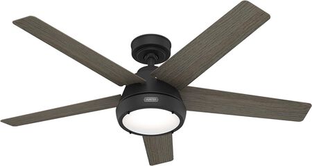 Hunter Fan Burroughs Ceiling Fan, Matte Black