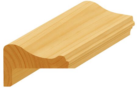 Cab Lip Mold Hemlock 1-5/8 in.
