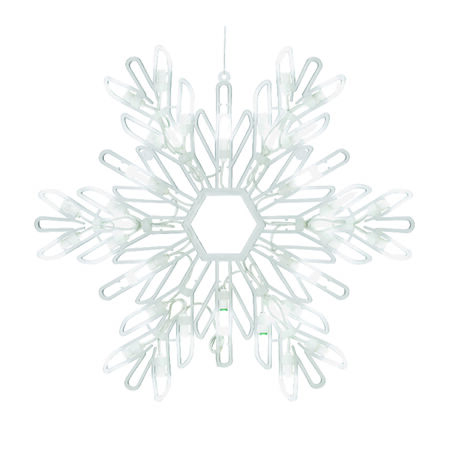 Celebrations LED White Snowflake Indoor Christmas Decor