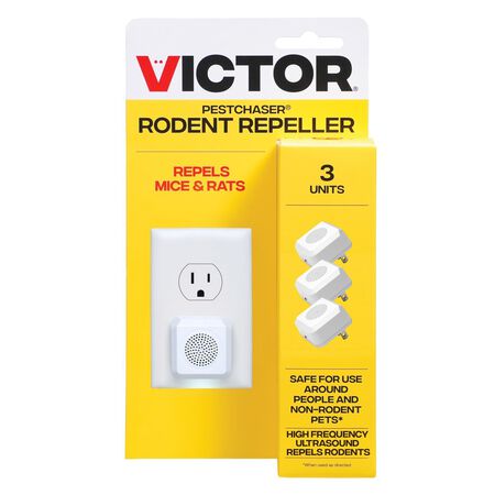 Victor PestChaser Plug-In Electronic Pest Repeller For Rodents 3 pk