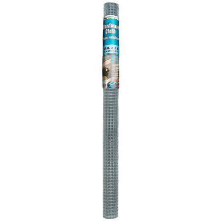 Garden Craft 36 in. H X 5 ft. L Galvanized Steel Hardware Cloth 1/2 in.