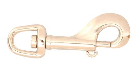 Campbell 1 in. D X 4-1/4 in. L Nickel-Plated Zinc Bolt Snap 90 lb