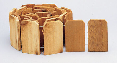 Greenes 6 in. H x 10 ft. L Natural Cedar Lawn Edging | Stine Home