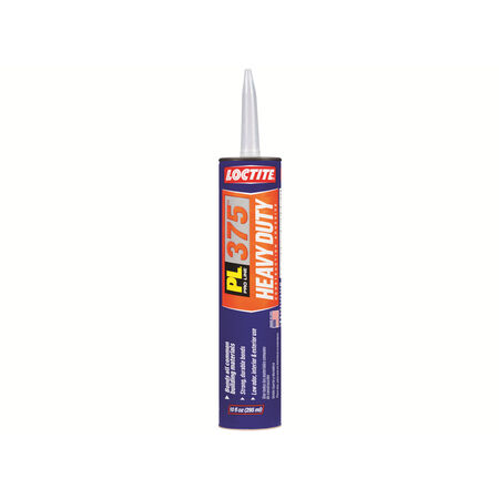 Loctite PL 375 Synthetic Elastomeric Polymer Construction Adhesive 10 oz