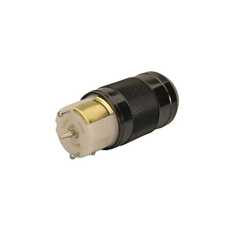 Reliance Controls Twist Lock Power Cord Connector 50 A 125/250 VAC Black