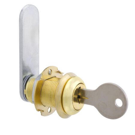 Ace Bright Brass Silver Brass Cam Lock