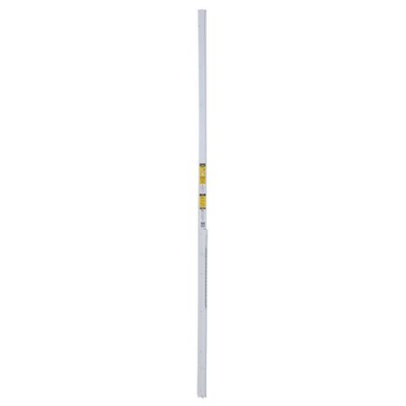 M-D White Aluminum Compression Weatherstrip For Door Jambs 36 and 84 in. L X 1 in.