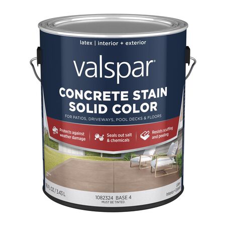 Valspar Solid Base 4 Concrete Stain 1 gal